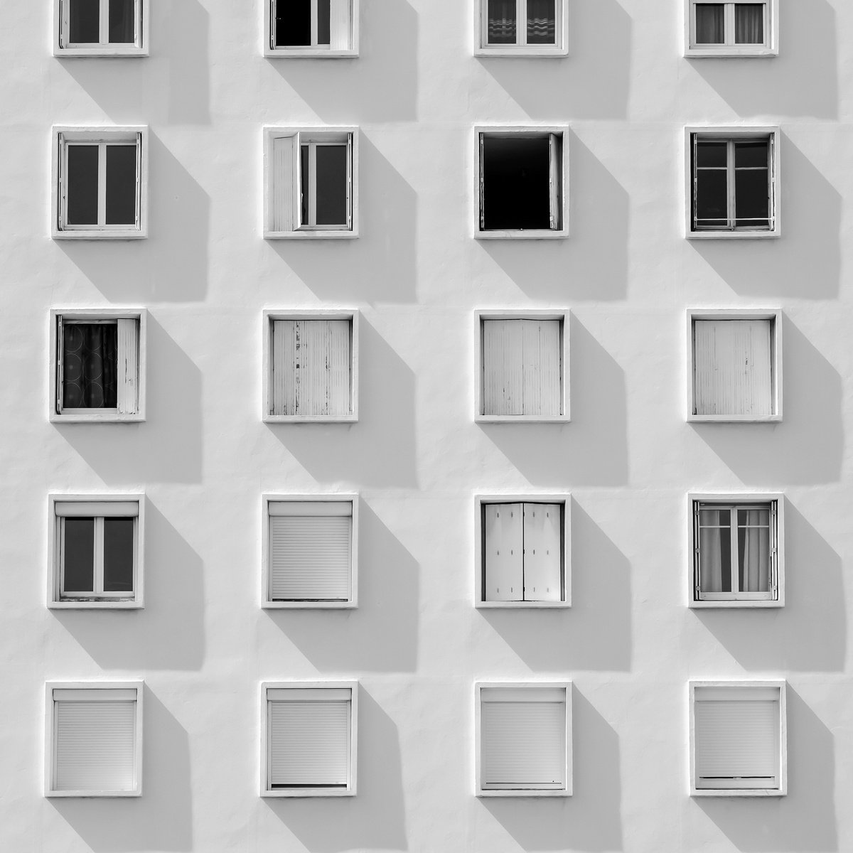 Fen�tres - composition minimaliste by Lionel Le Jeune
