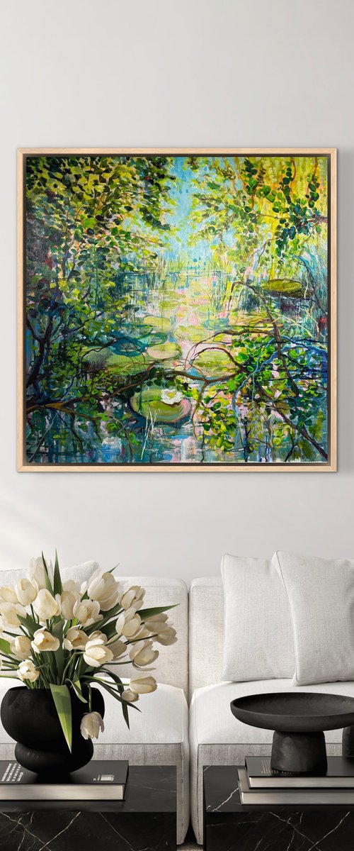 Sunlight Through Branches by Ayse McGowan