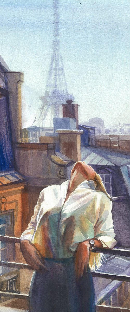 Frenchwoman. Girl in Paris. by Natalia Veyner