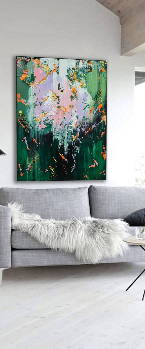 120x100cm. / Abstract painting / Abstract 2312 by Alex Senchenko