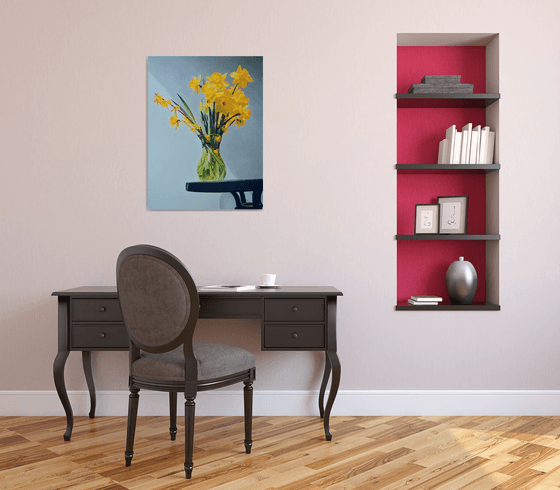 Still life with narcisses