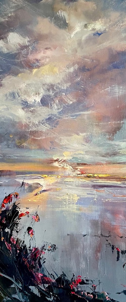 Winter Lake by Ewa Czarniecka