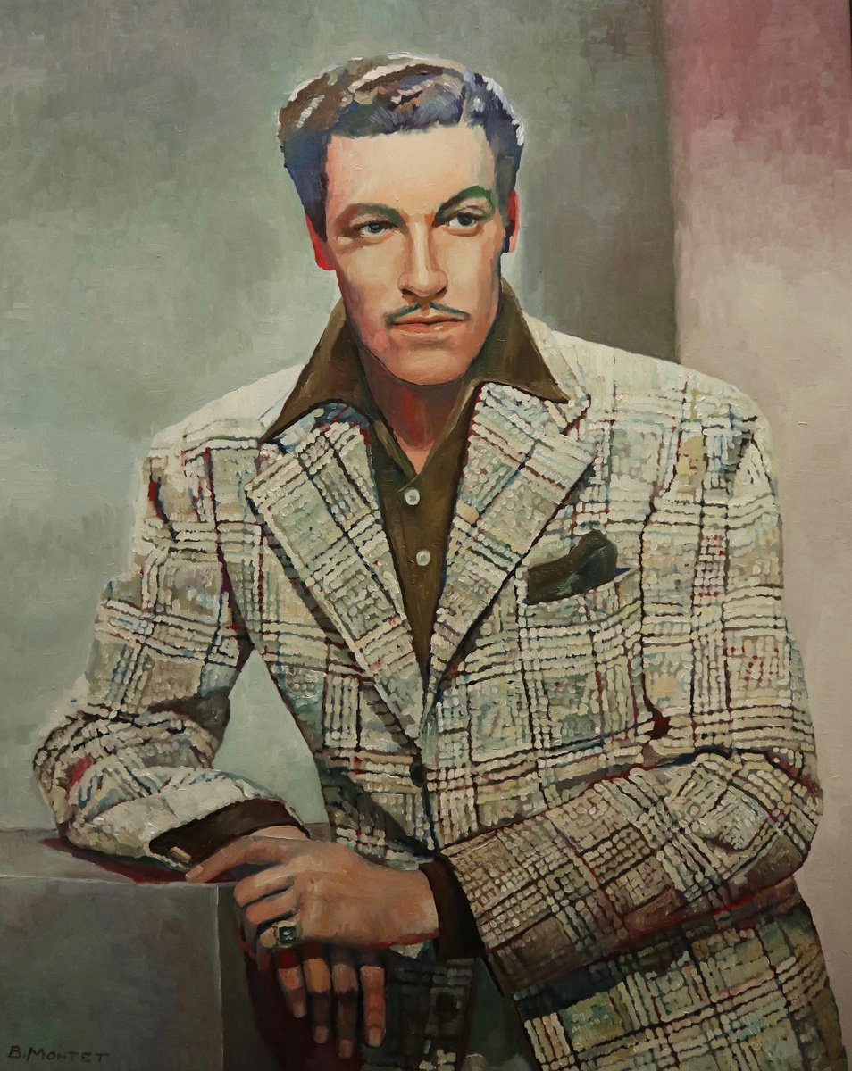 Photorealistic Portrait Oil Painting By Benoit Montet, 34 X 42, L