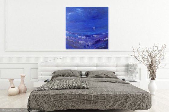 Silver Dream II - Abstract Seascape