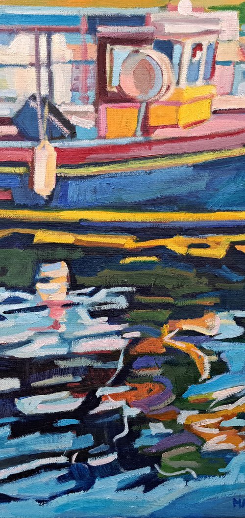 Old fishing boat by Maja Đokić Mihajlović