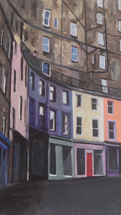 Edinburgh, Victoria Street by Andrew  Reid Wildman