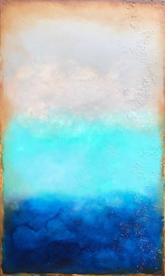 flow of seacolors (120 x 70 cm) Dee Brown