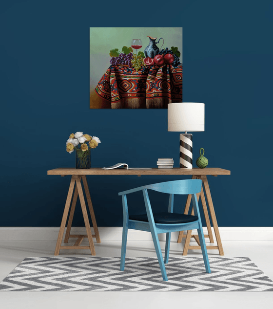 Still Life with Armenian Carpet