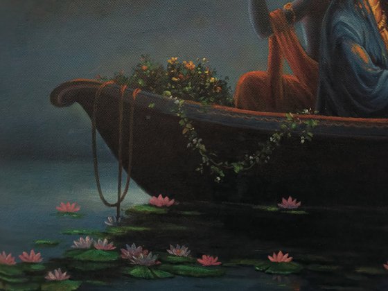 The Royal Raas Night (Vol 1)| Oil Painting By Hari Om Singh