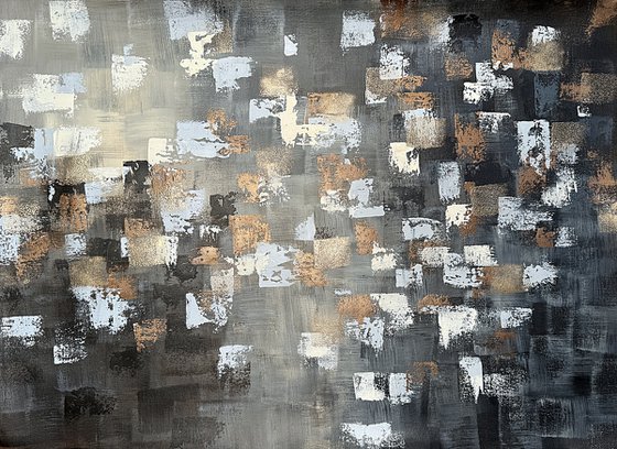 Gold, bronze abstraction