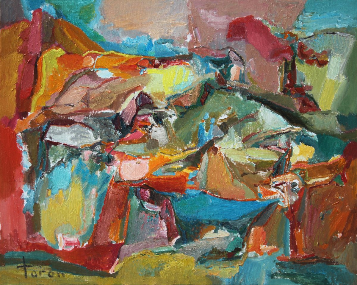 Abstract landscape by Taron Khachatryan