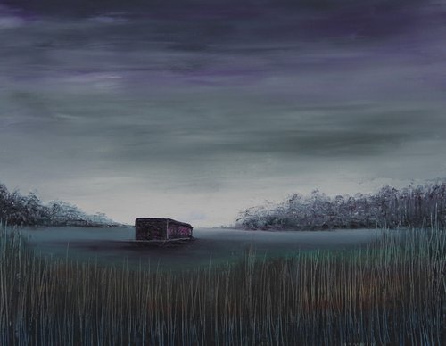 Lonely Barn by Serguei Borodouline