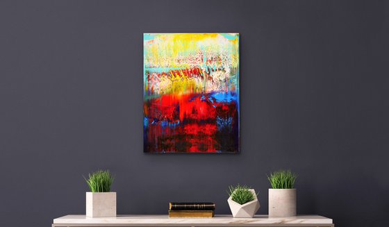 Original abstract painting Canvas oil artwork Modern art