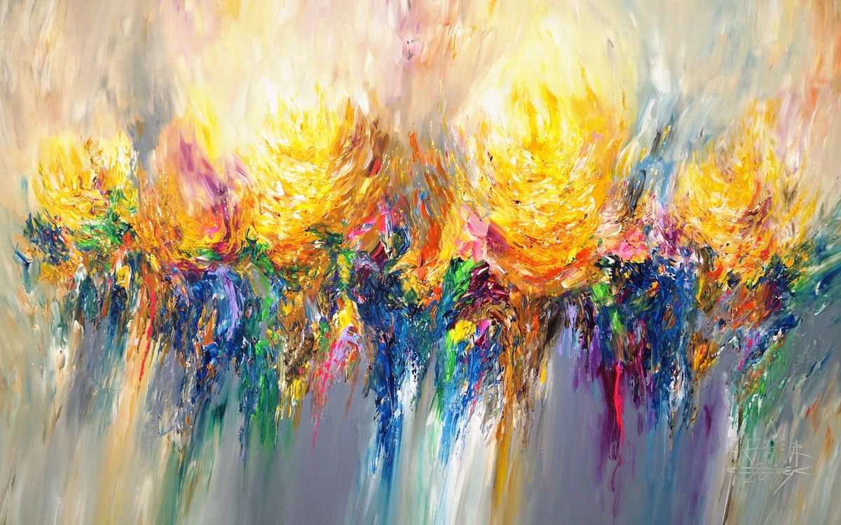 Abstract Energy Xxxl 1 By Peter Nottrott, 94 X 59, Artwork For Sale On Artfinder