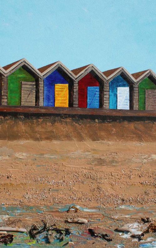 Beach Huts by Jackie Ward