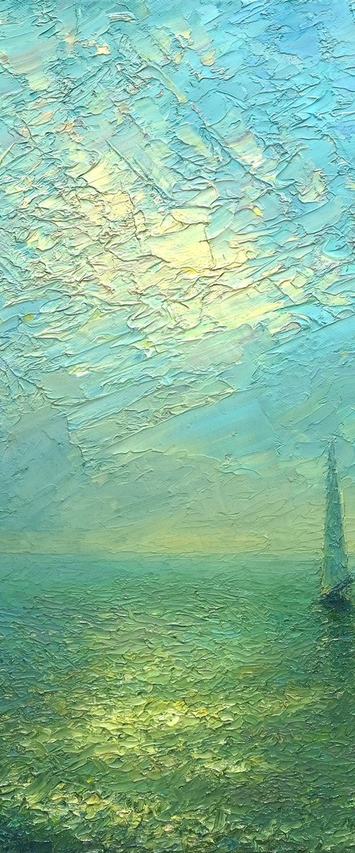 Evening sea by Dmitry Oleyn
