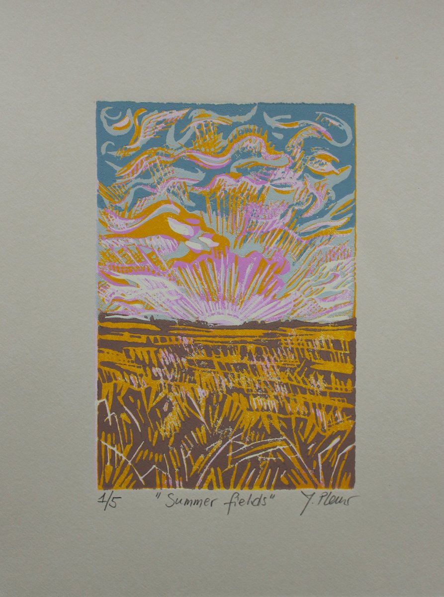Summer fields by Joanna Plenzler