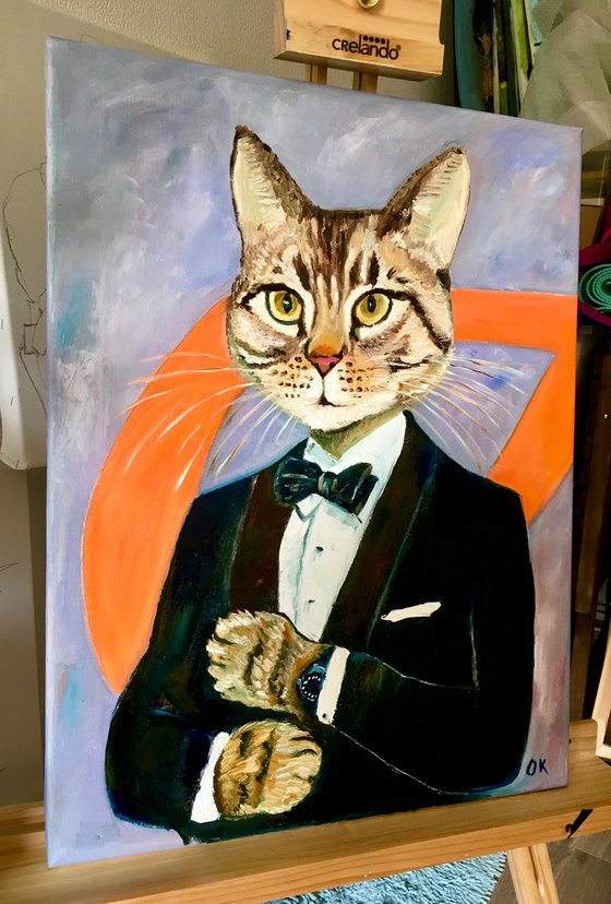 Cat  James Bond 007, Cats never die. #2