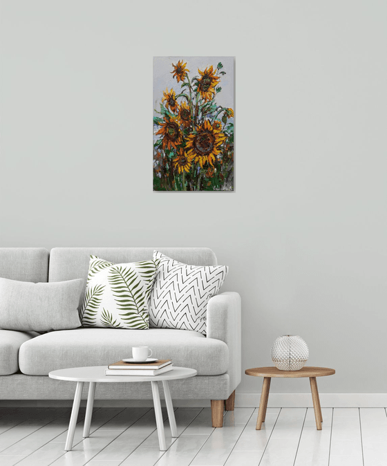 Sunflowers Original Oil painting