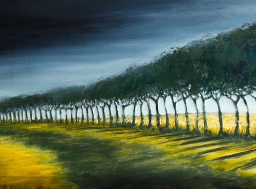 April and the Fields - Fields and Colors Series by Danijela Dan