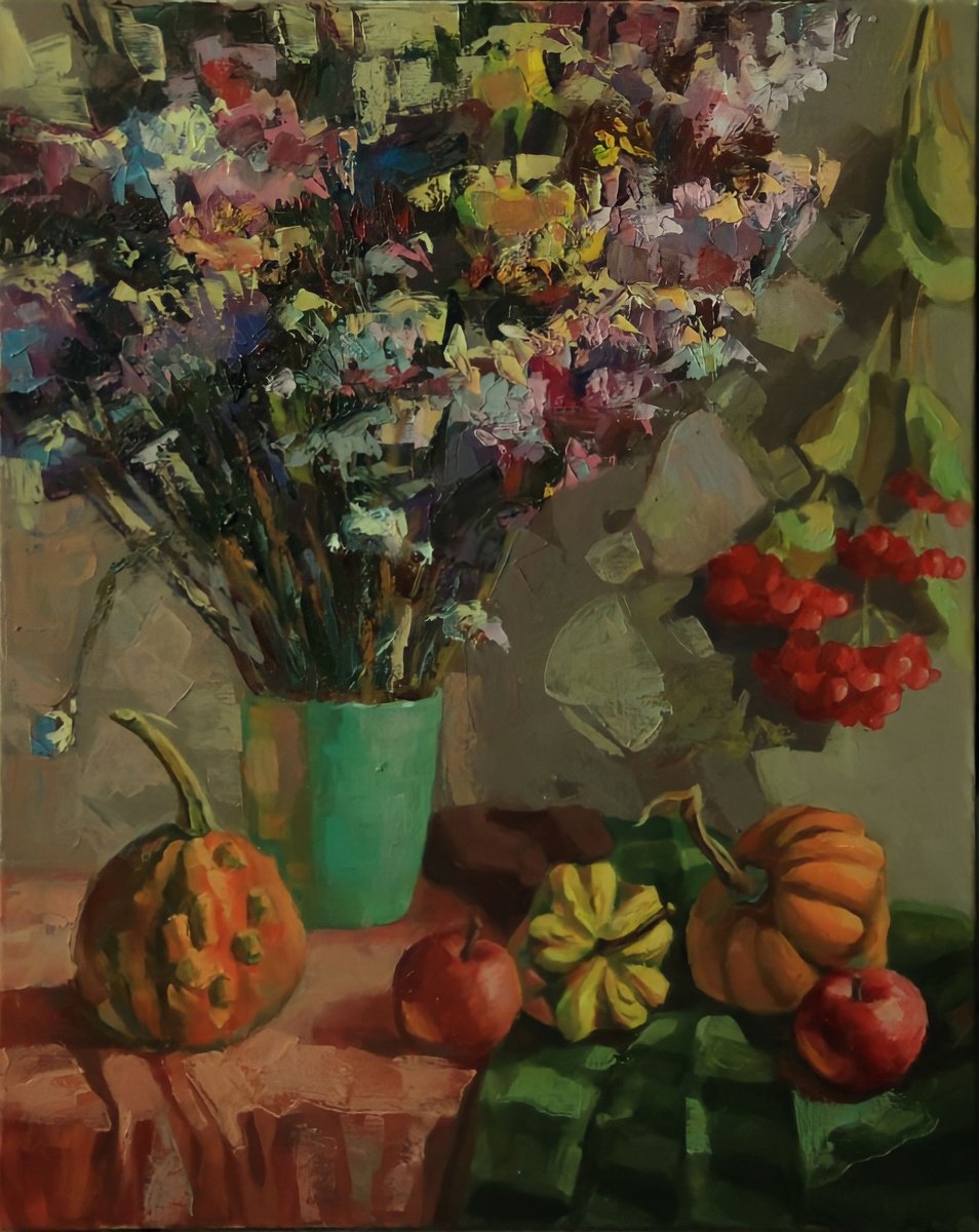 Autumn still life by Bohdan Dobrivskyi