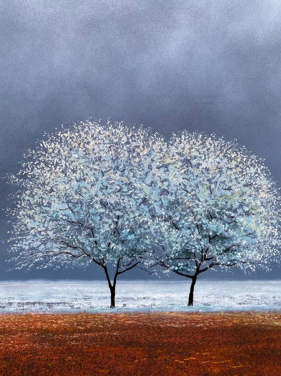 2 Trees in Quiet Stillness