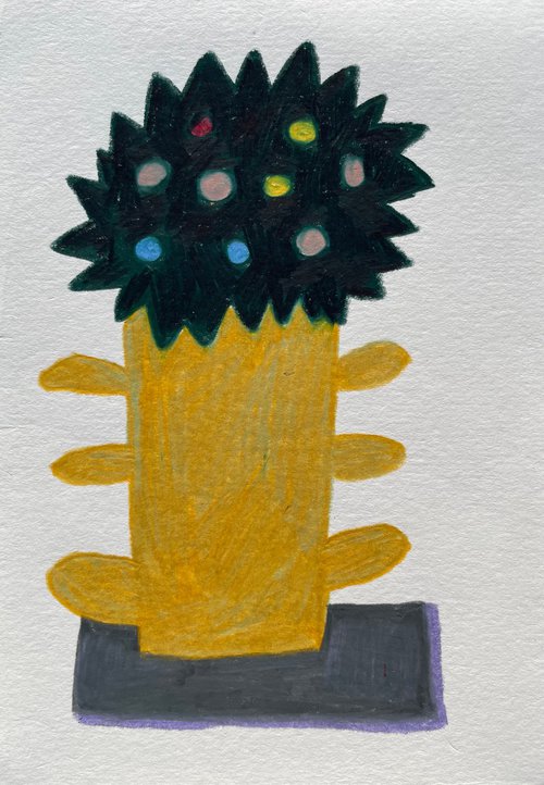 Yellow Tree by Helen Dryden