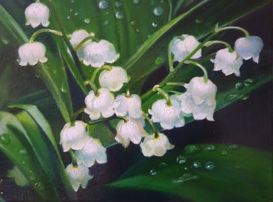 "Delicate lilies of the valley (option 2)"