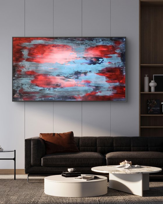 REFLECTION I - Contemporary Abstract Painting