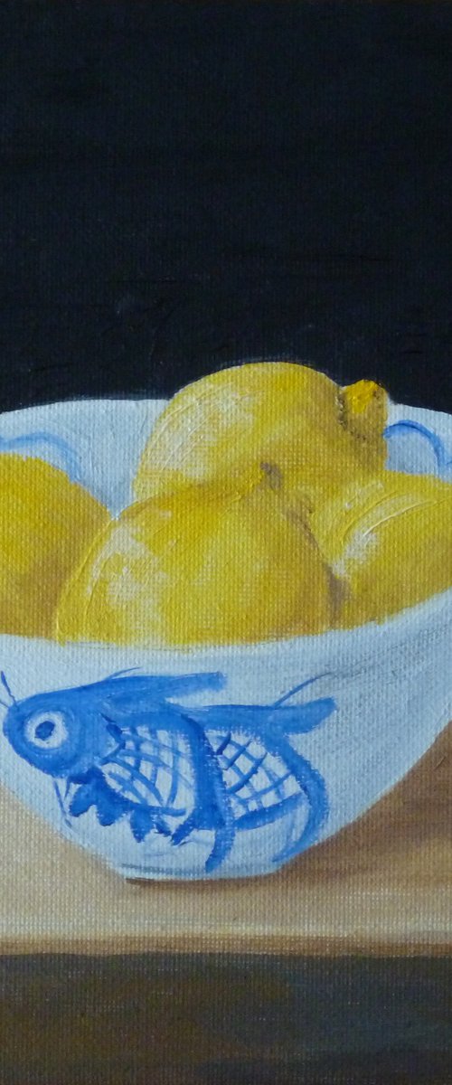 Bowl with Lemons by Maddalena Pacini