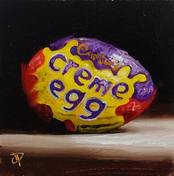 Cadbury Creme egg still life
