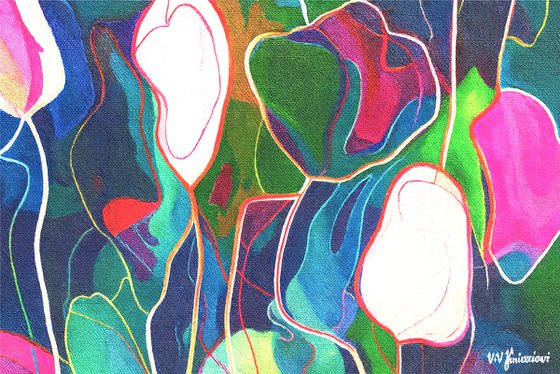 Jazz Style Flowers #3