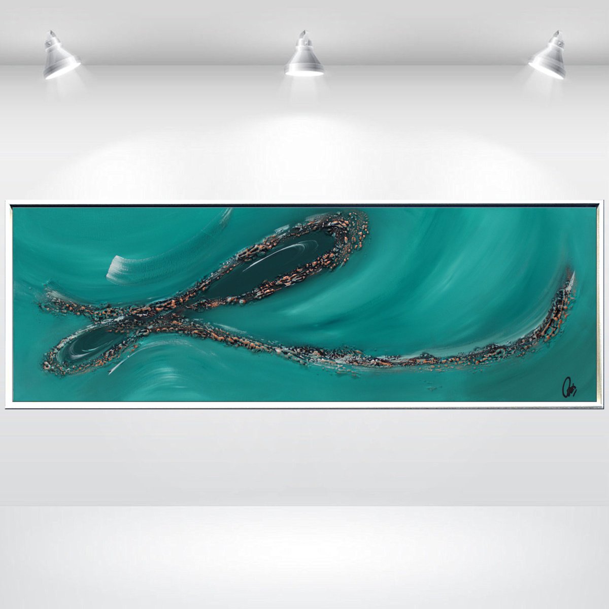  Breeze Of The Ocean By Edelgard Schroer, 48 X 17, Artwork For Sale On Artfinder