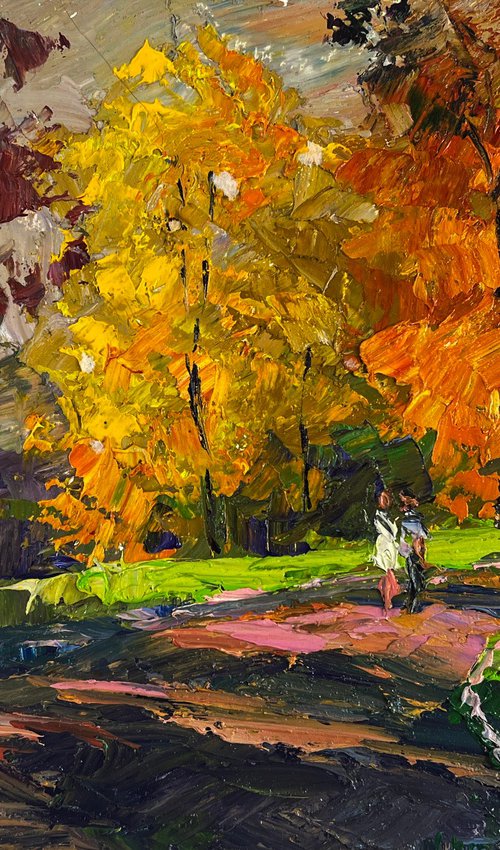 Leaves Whisper Beneath your Feet by Boris Serdyuk