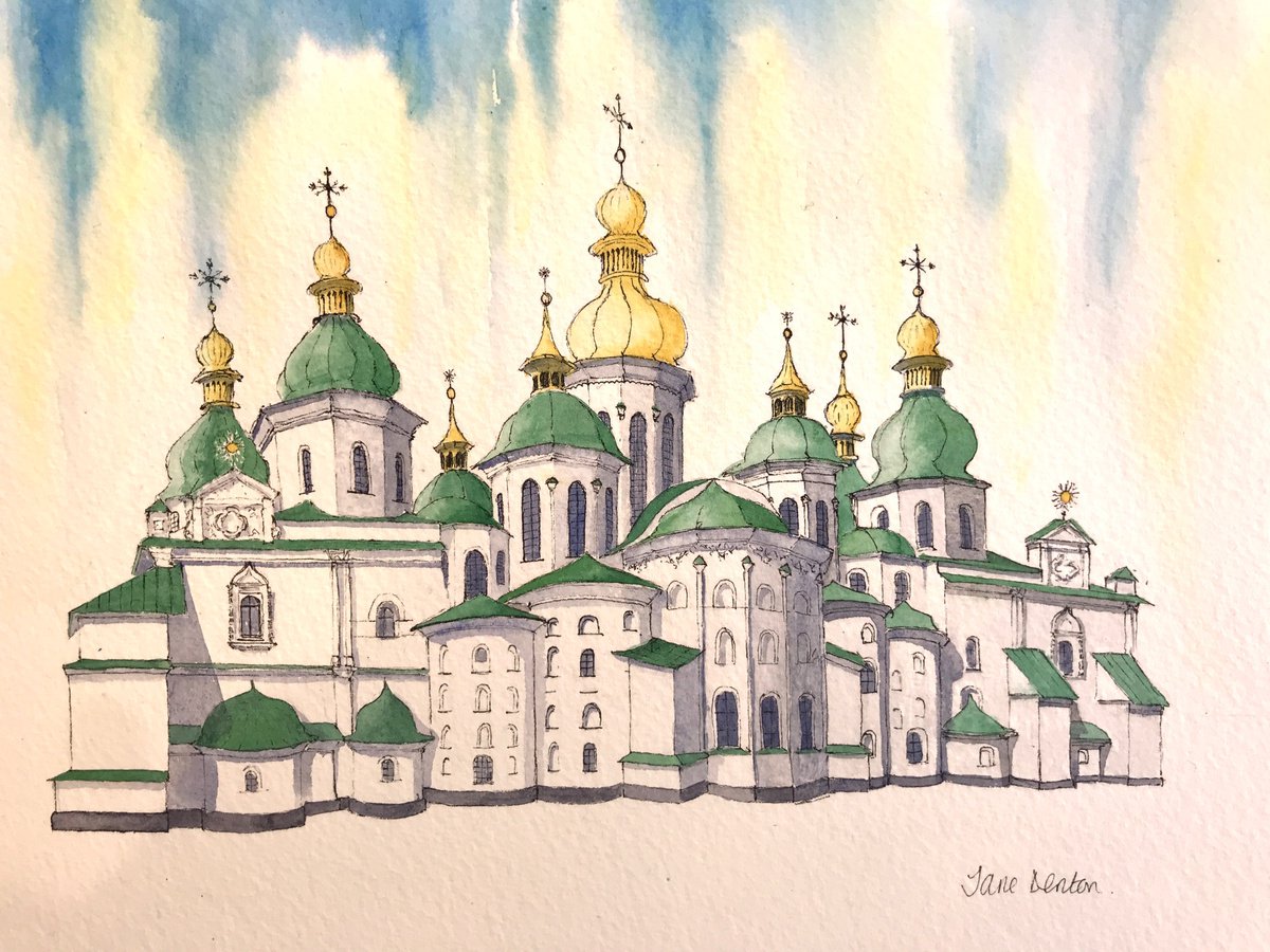 St. Sofia Cathedral in Kyiv, Ukraine- by JANE DENTON