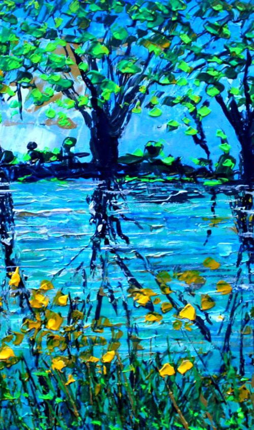 Bishop's Waltham Pond II by Paul J Best