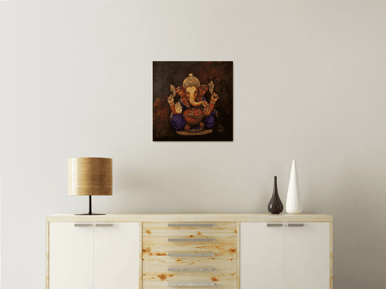 Commissioned art - Traditional Ganesha