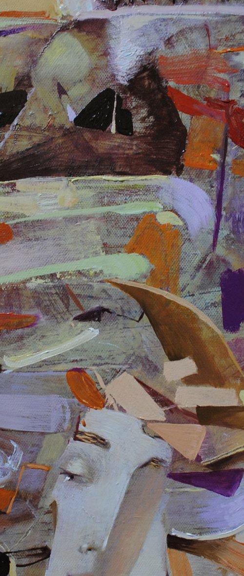 Oil painting on canvas, modern art by Kate Kulish