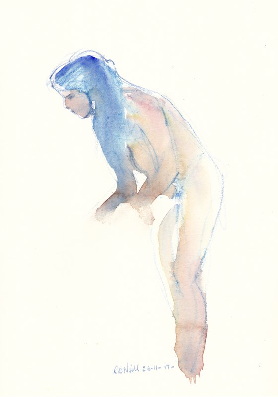 girl with blue hair