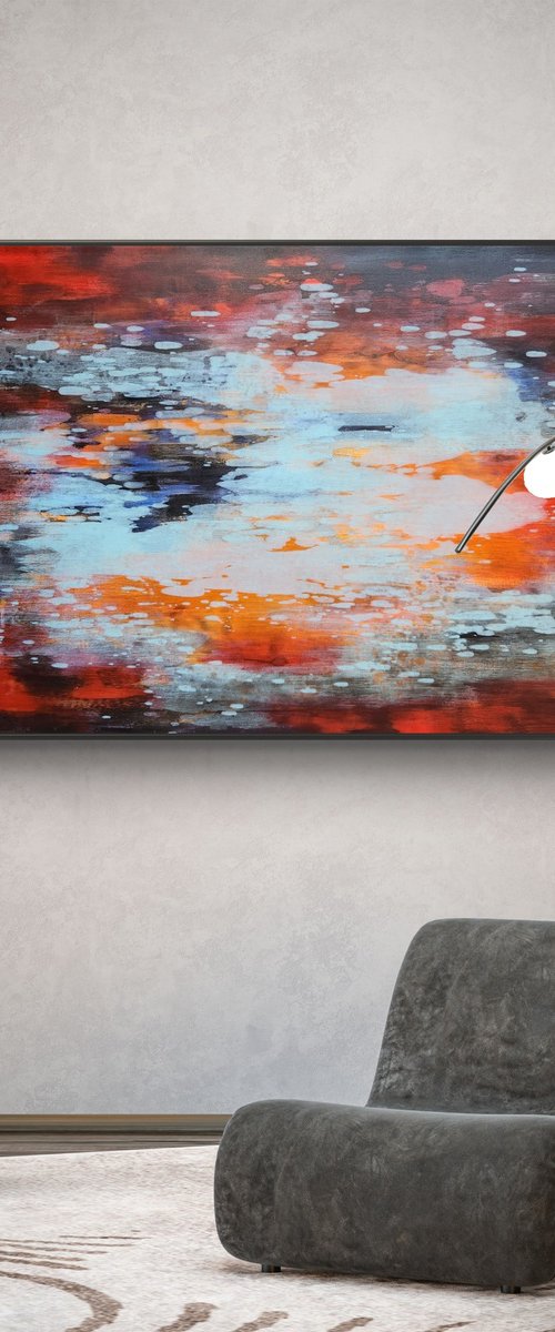 GLEAM II - Contemporary Abstract Painting by Orvvet