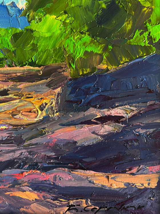 Near a Mountain Stream
