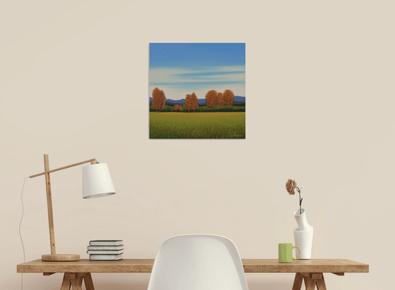 Red Trees - Fall Landscape