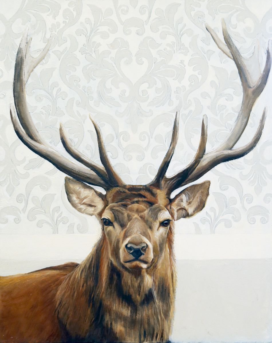 Still Life Deer by Christine Cousineau
