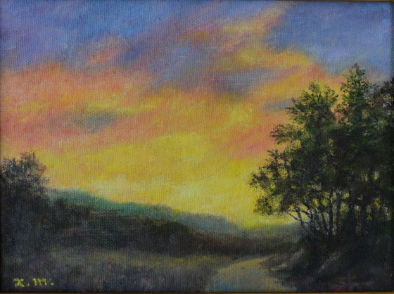 Road Home -  6X8 oil (SOLD)