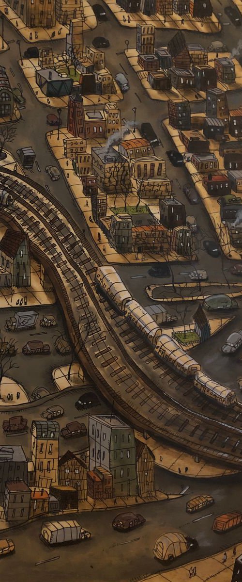 Infinite City #4 by Art of Aaron Wooten