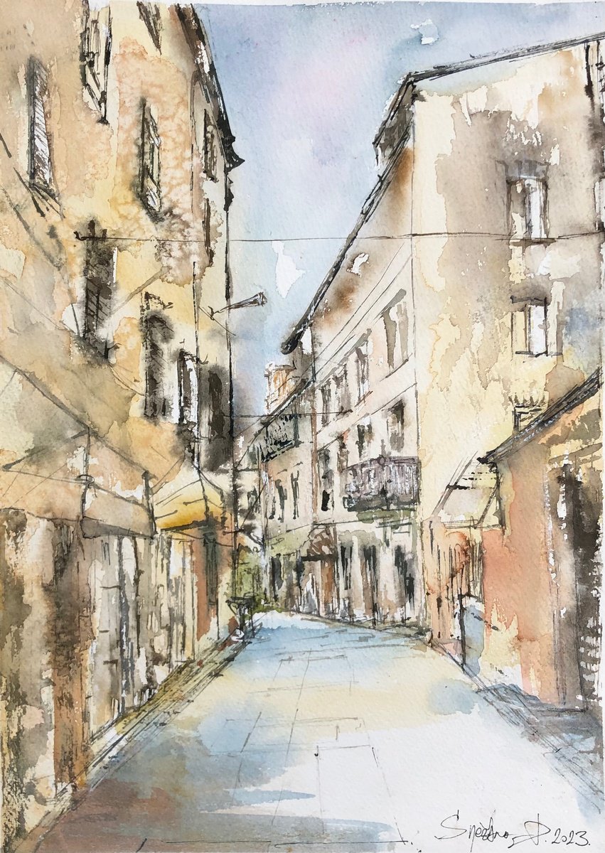 The streets of Split by Snezana Djordjevic