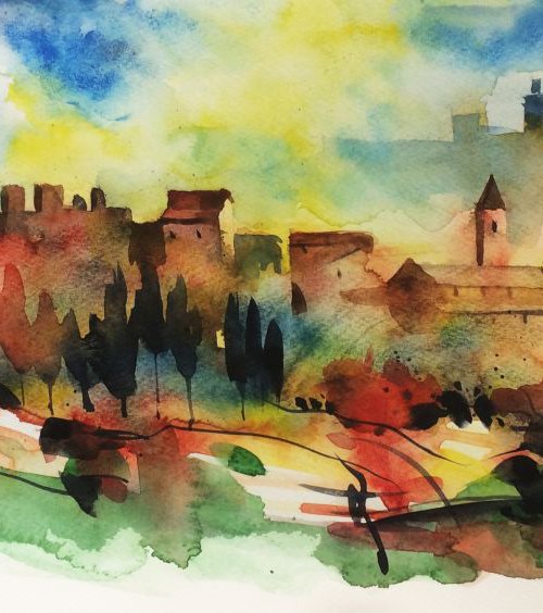 Da Certaldo a San Gimignano by Alessandro Andreuccetti