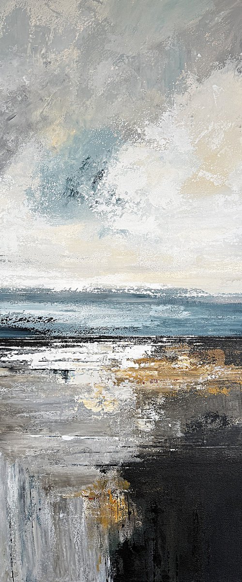 Large Abstract Seascape-Drift of Light by Tatiana Malinovscaia