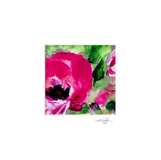 Blooming Magic 197 - Abstract Floral Painting by Kathy Morton Stanion