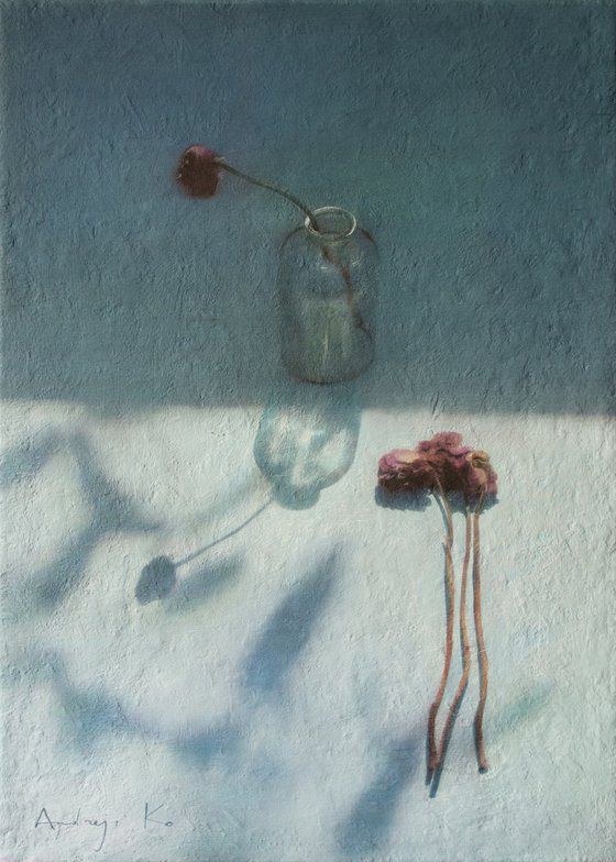 The Summer Day with Dried Roses